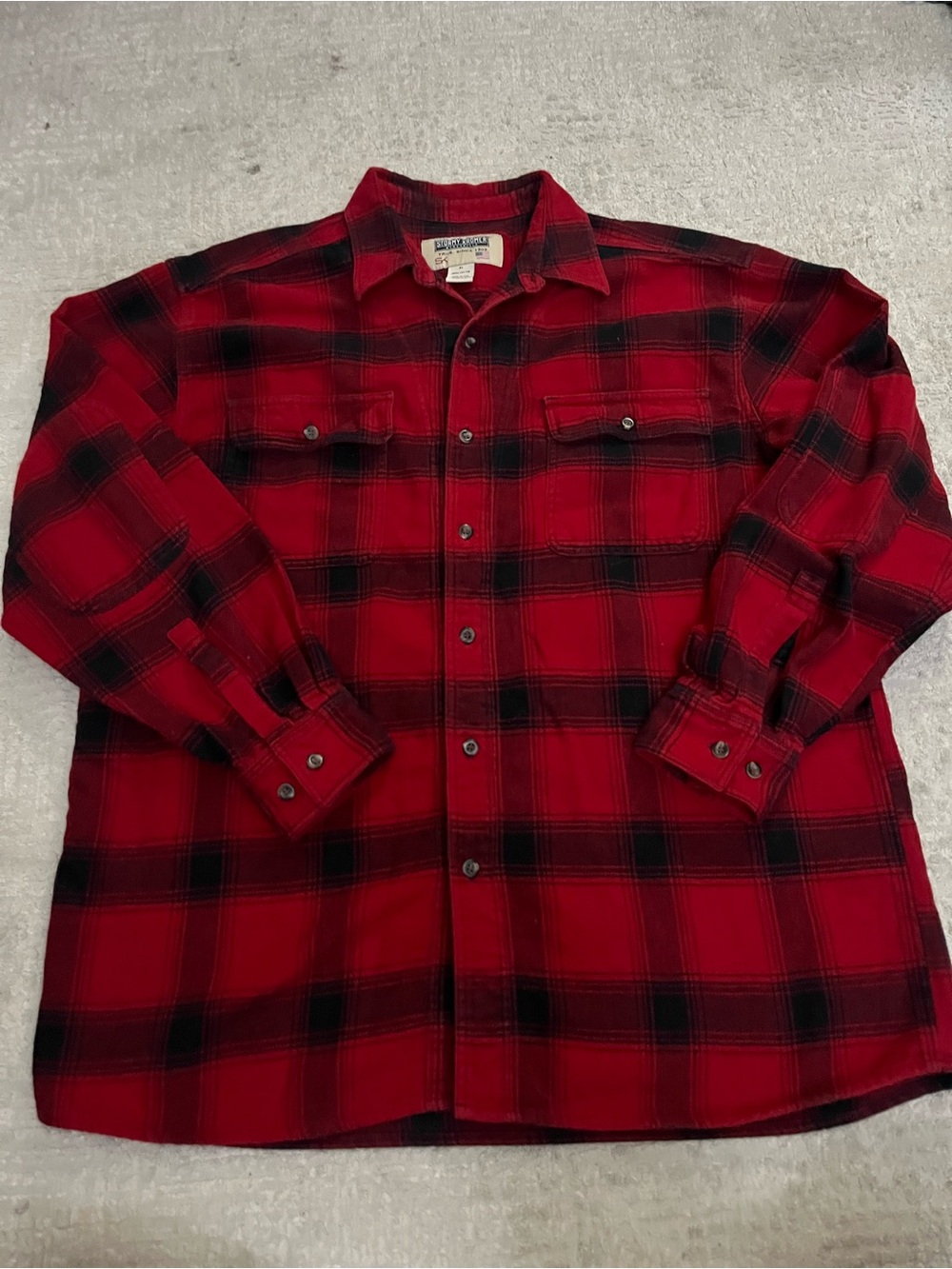 Stormy Kromer 100% Cotton Flannel Shirt